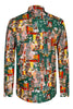 Courtesan Van Gogh inspired Long Sleeve Men's Shirt