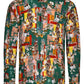 Courtesan Van Gogh inspired Long Sleeve Men's Shirt