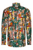 Courtesan Van Gogh inspired Long Sleeve Men's Shirt