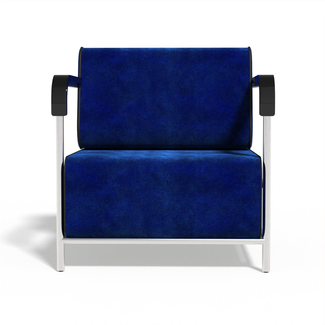 Holland's Glory blauwe fauteuil