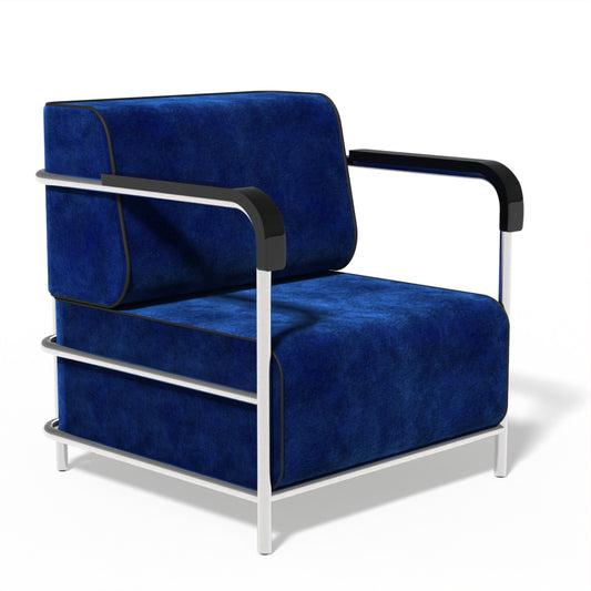 Holland's Glory blauwe fauteuil