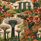 Gardens at the Bay Singapore Print Long Sleeve Shirt for Men