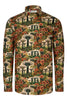 Gardens at the Bay Singapore Print Long Sleeve Shirt for Men