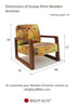 Gustav Klimt Wooden Armchair