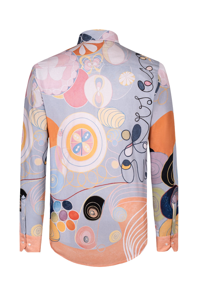 Hilma Af Klint inspired Long Sleeve Men's Shirt