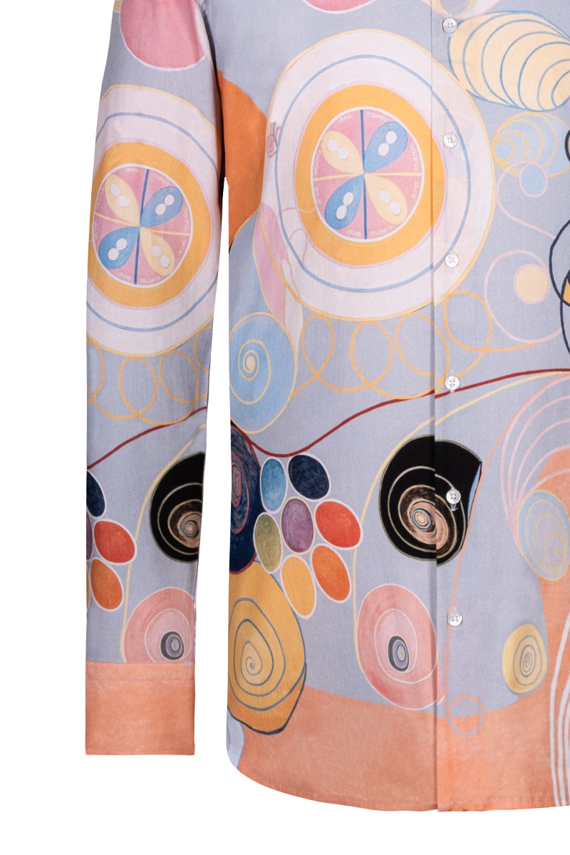 Hilma Af Klint inspired Long Sleeve Men's Shirt