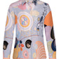 Hilma Af Klint inspired Long Sleeve Shirt for Women