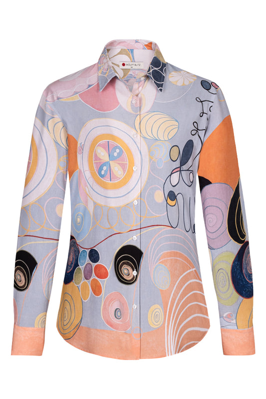 Hilma Af Klint inspired Long Sleeve Shirt for Women