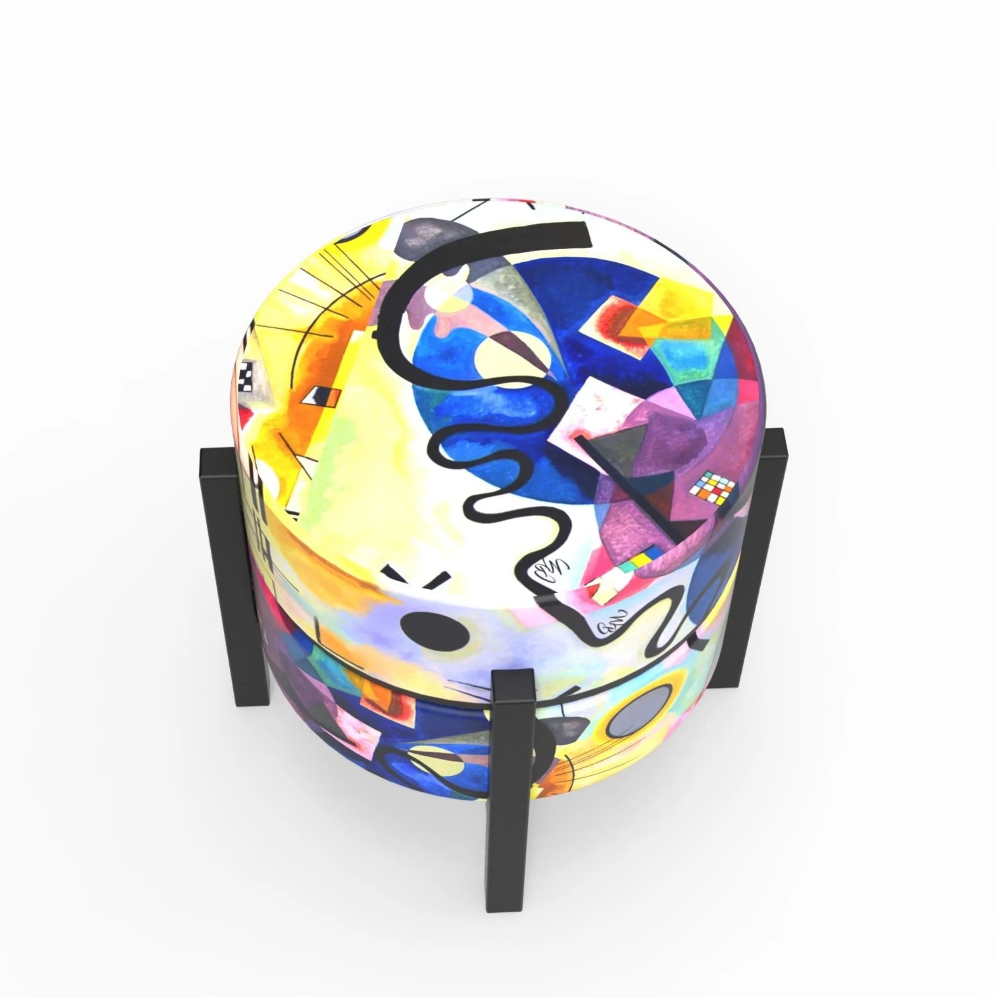 Kandinsky Pouf Tisch