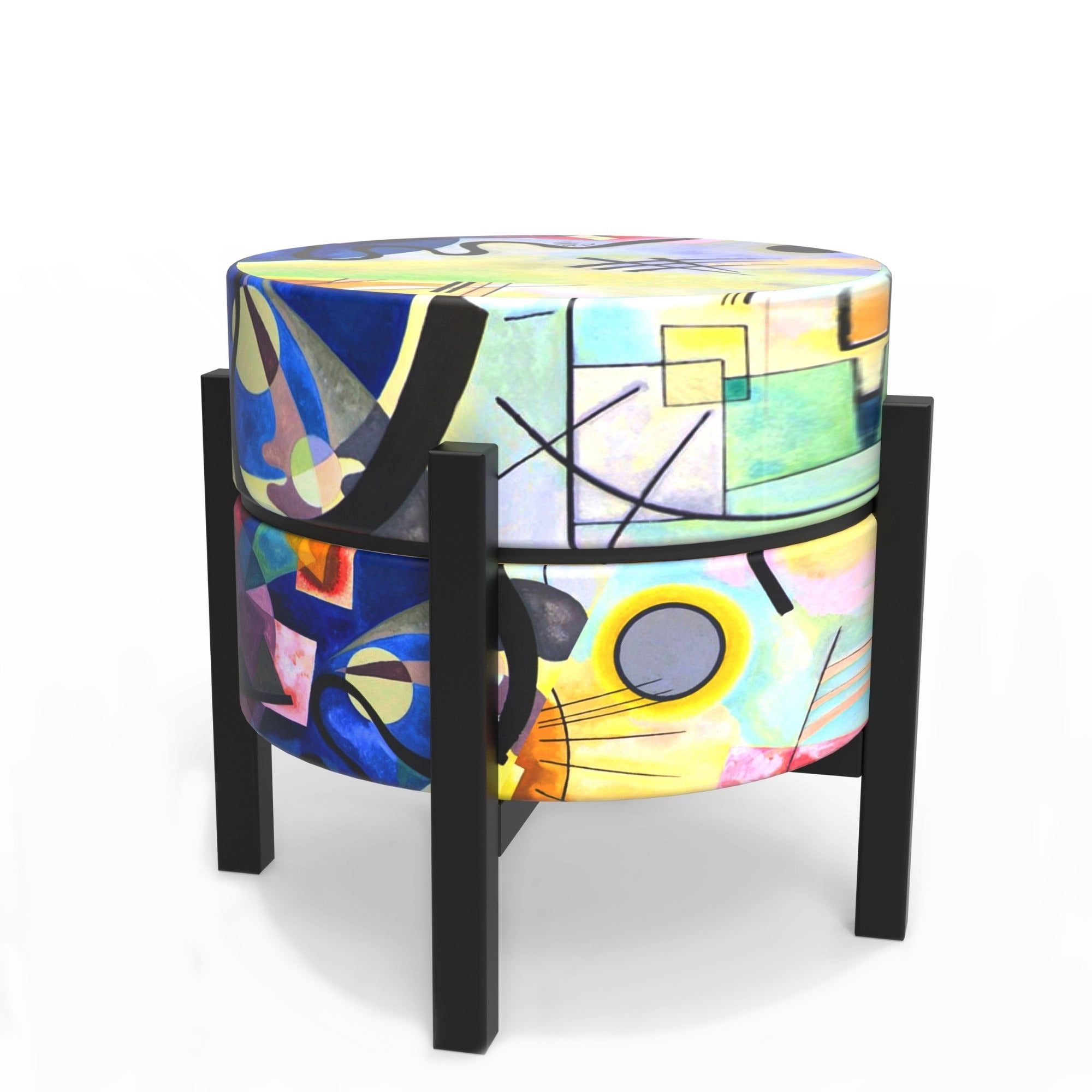 Kandinsky Pouf Tisch