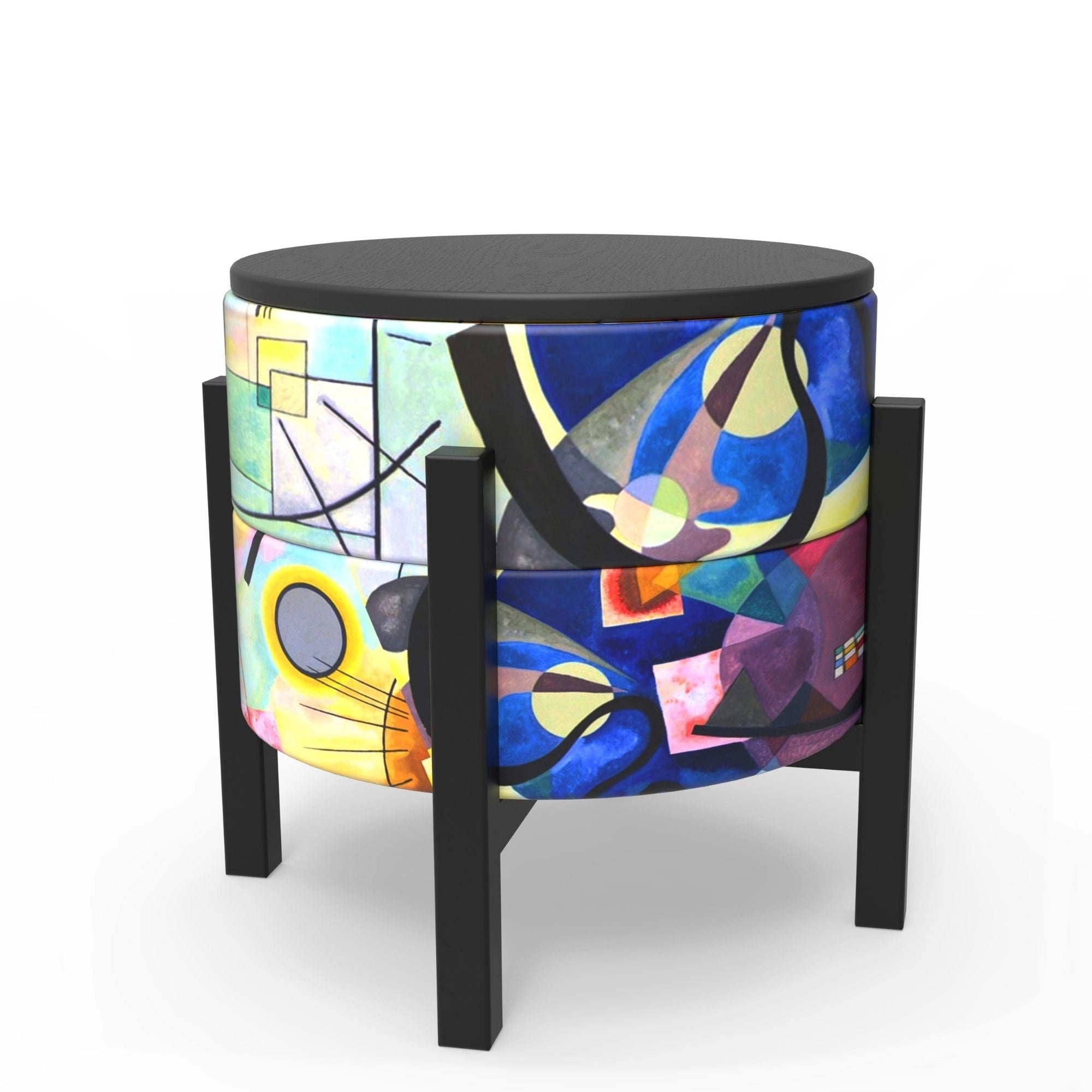 Kandinsky Pouf Tisch