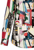 La Ville The City Herman Léger inspired Print Long Sleeve Shirt for Women