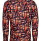 Magic Fish Paul Klee Print Shirt met lange mouwen voor heren