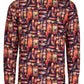 Magic Fish Paul Klee Print Shirt met lange mouwen voor heren