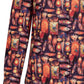 Magic Fish Paul Klee Print Long Sleeve Shirt for Women