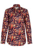 Magic Fish Paul Klee Print Long Sleeve Shirt for Women