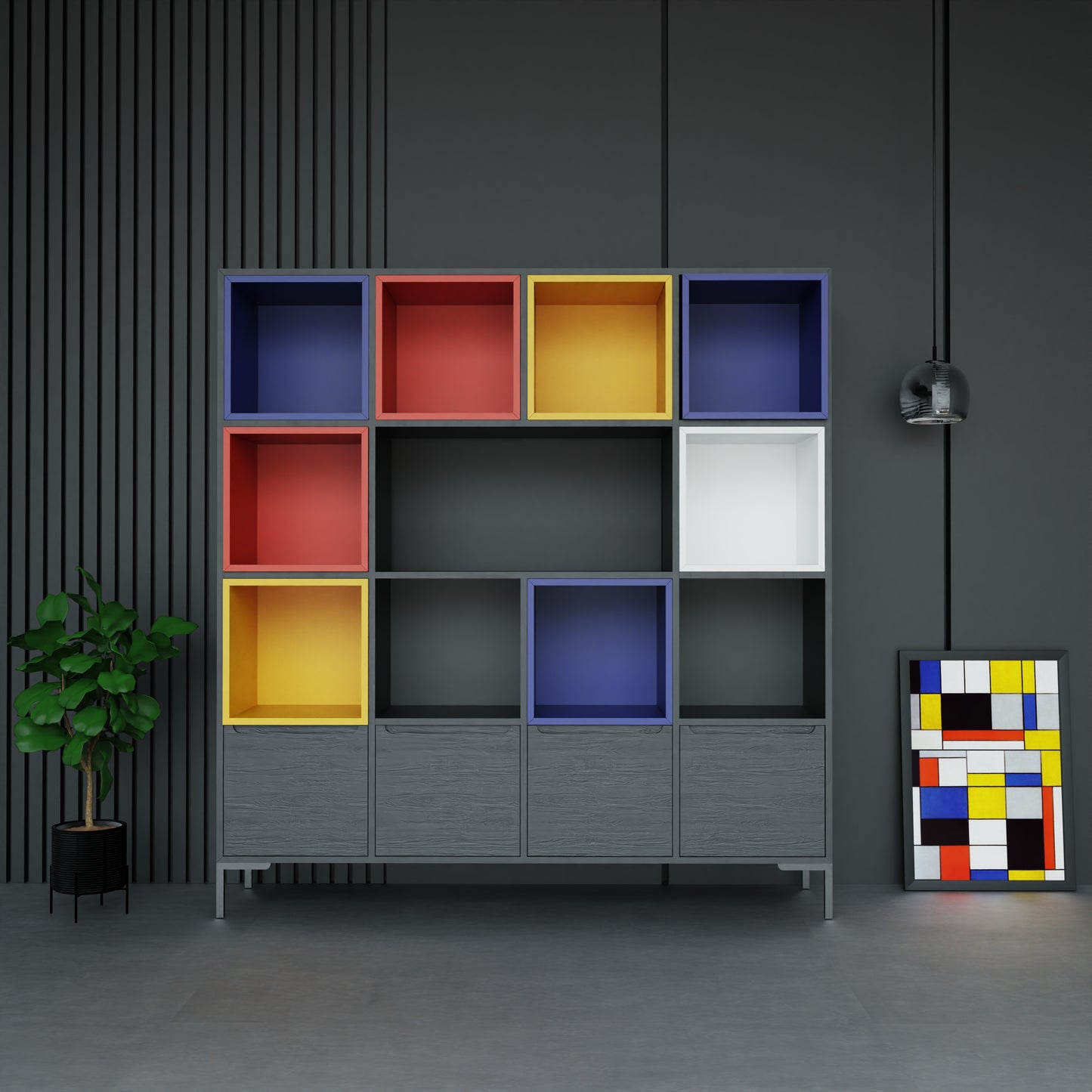 Piet Mondriaan Kast