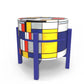 Mondriaan Pouf Table