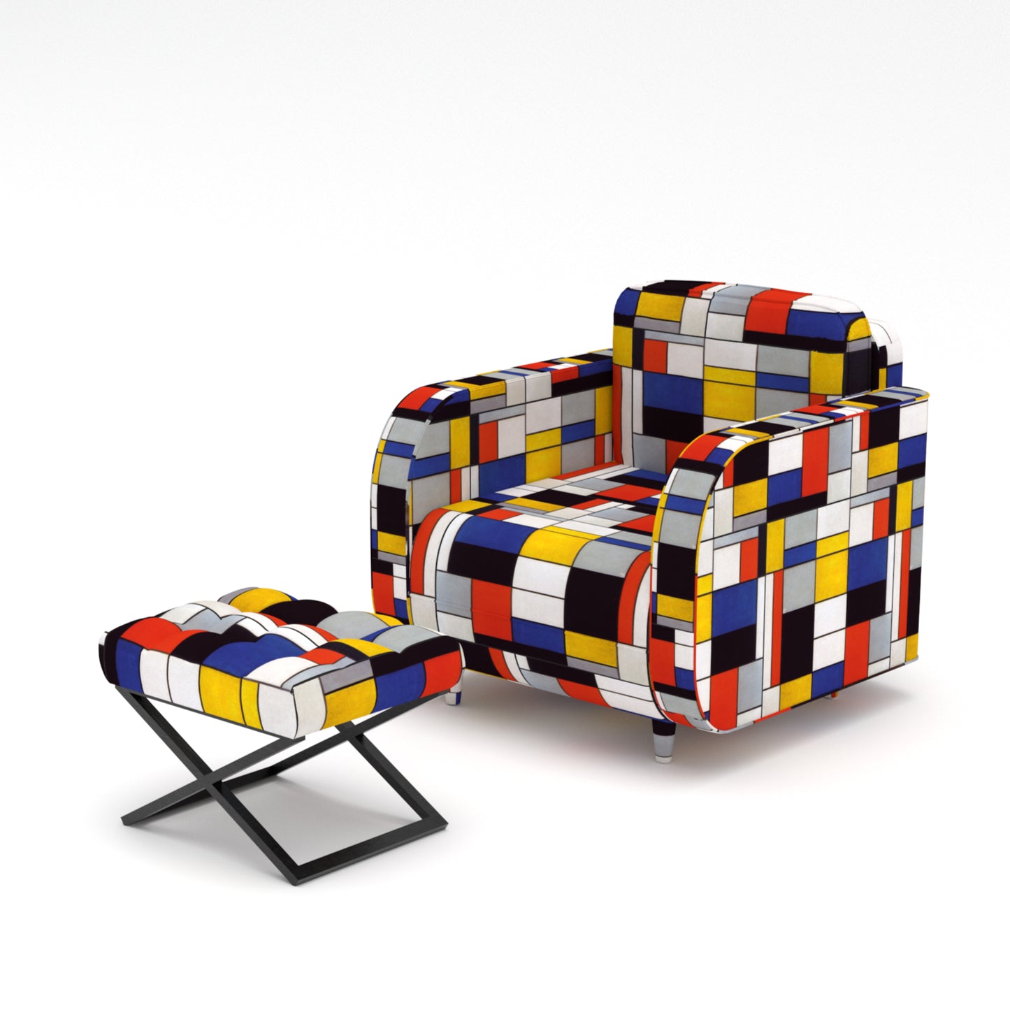 Piet Mondriaan Poef