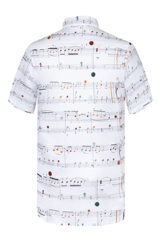 Mozart inspired Short Sleeve Men's Shirt
