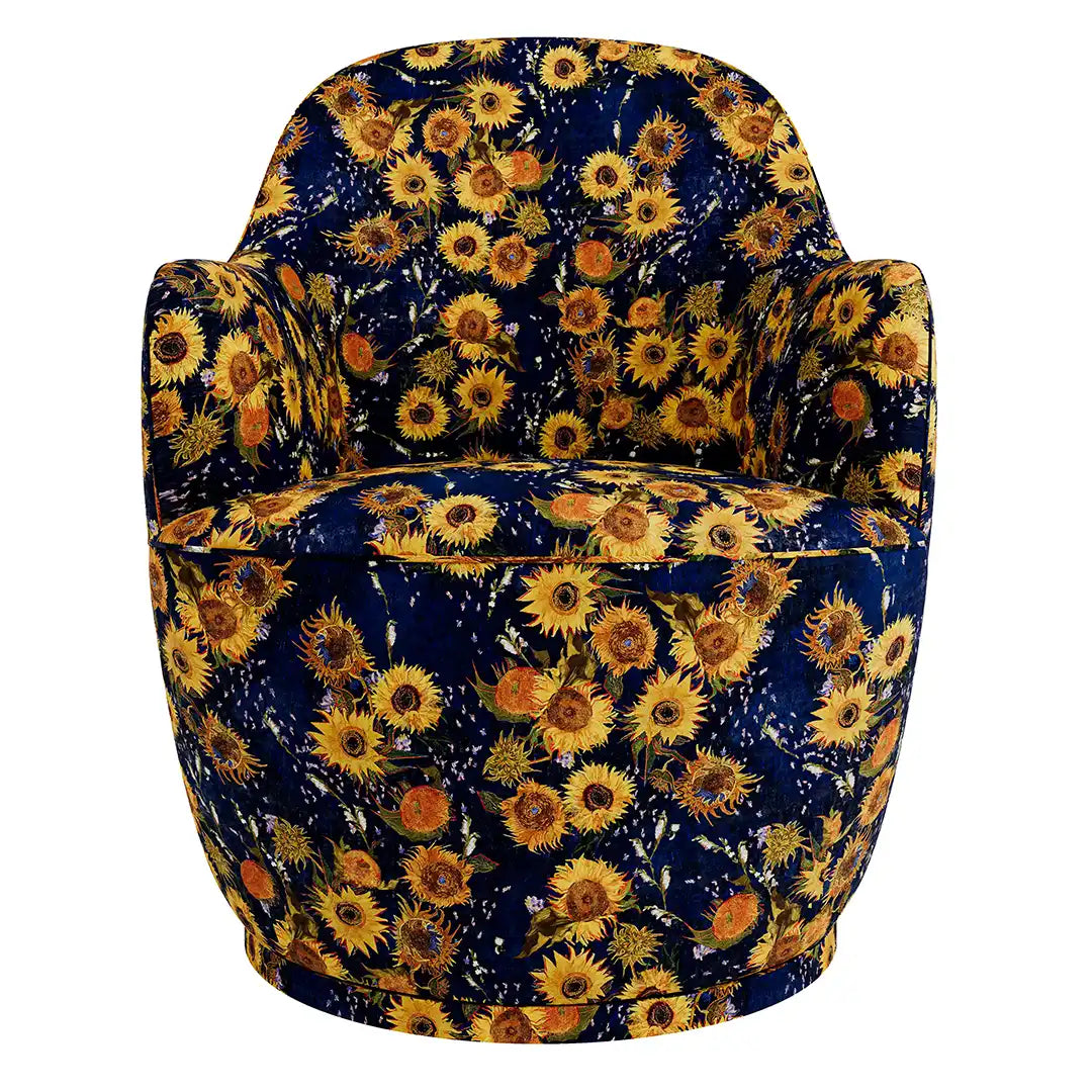 New Sunflower Hug Swivel Armchair