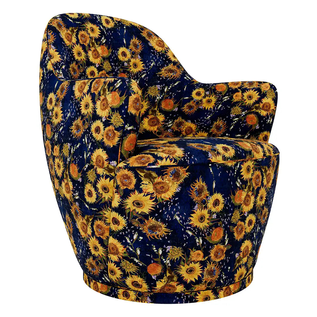 New Sunflower Hug Swivel Armchair