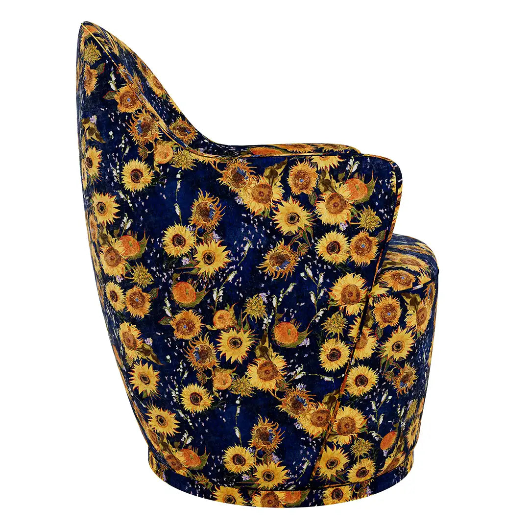 New Sunflower Hug Swivel Armchair