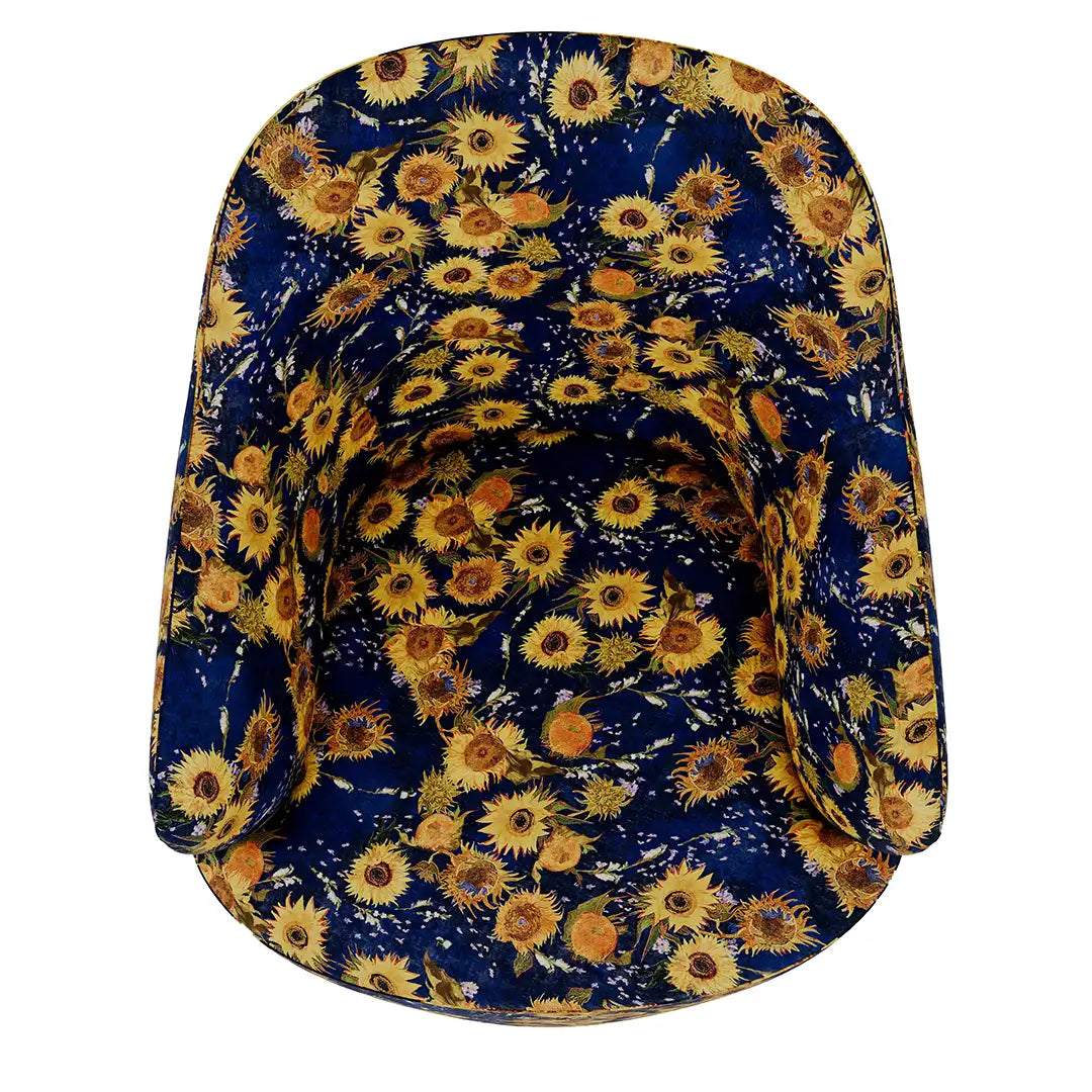 New Sunflower Hug Swivel Armchair