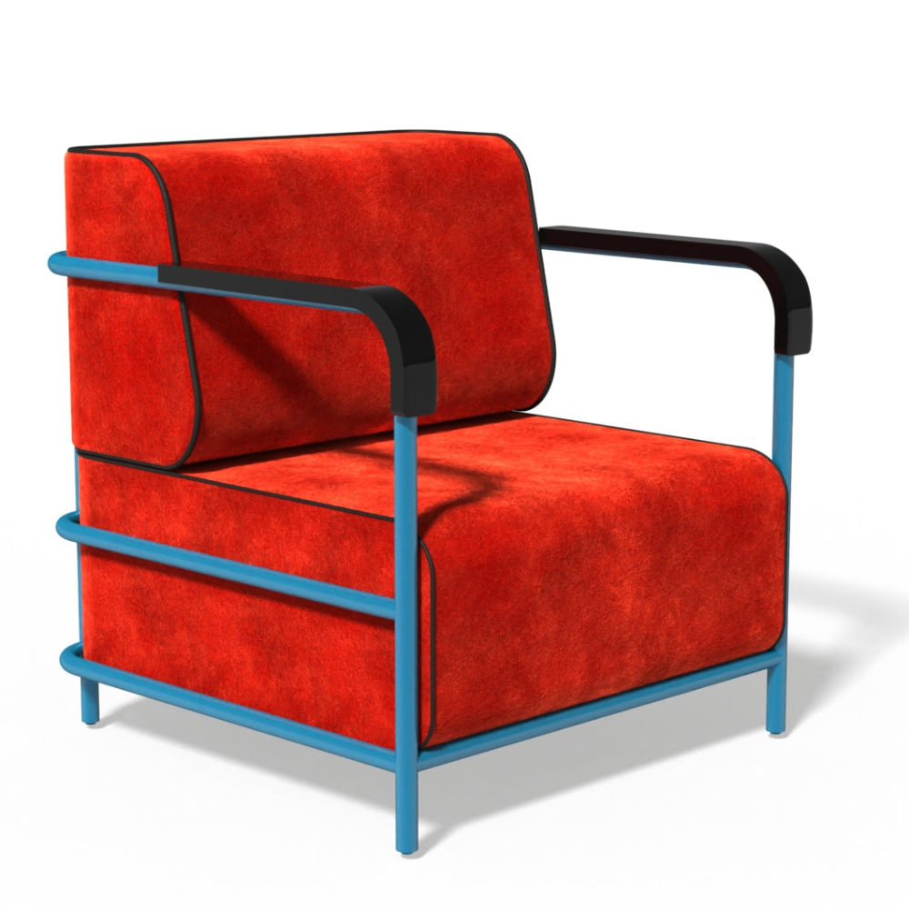 Holland's Glory Orange Armchair