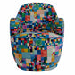 Flora on Sand Hug Swivel Armchair