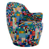 Flora on Sand Hug Swivel Armchair