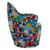 Flora on Sand Hug Swivel Armchair