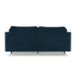 Petrol blue colour velvet sofa