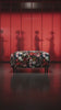 Jan Davidsz. De Heem Flowers Curve Pouf
