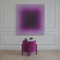 Magenta Pouf Table