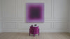 Magenta Pouf Table
