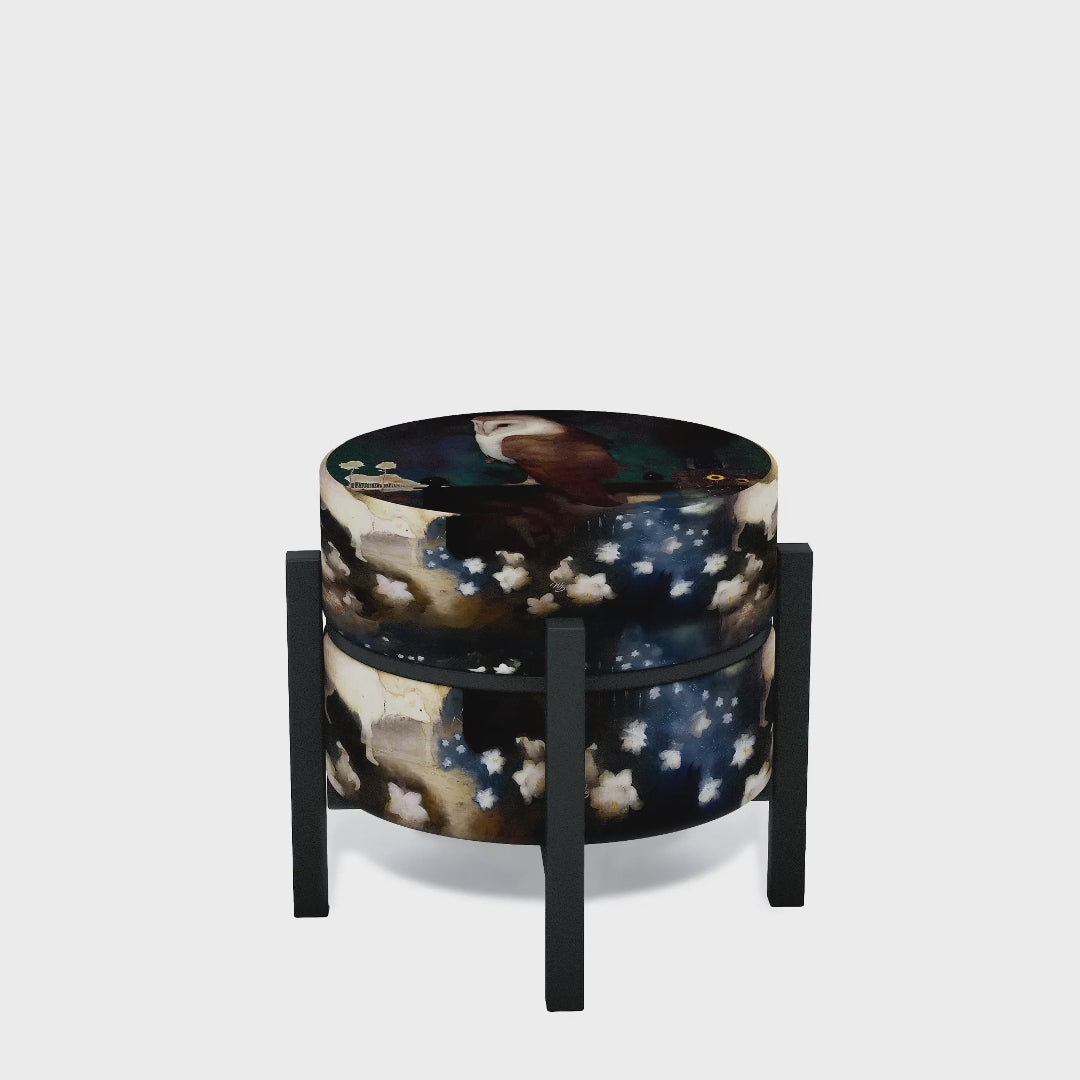 Jan Mankes Inspired Pouf Table
