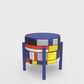 Mondriaan Pouf Table
