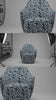 Blue Abstract Hug Armchair