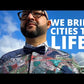New York Print Long Sleeve Shirt for Men