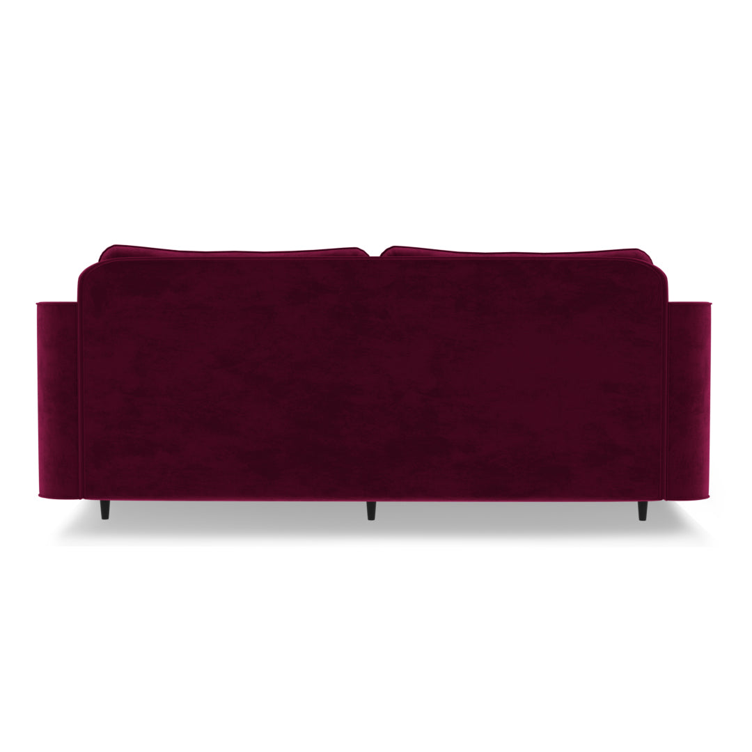 Purple colour velvet sofa
