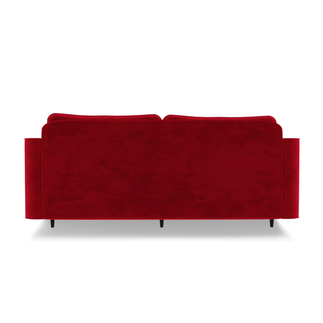 Red Velvet Sofa – Wolff Blitz