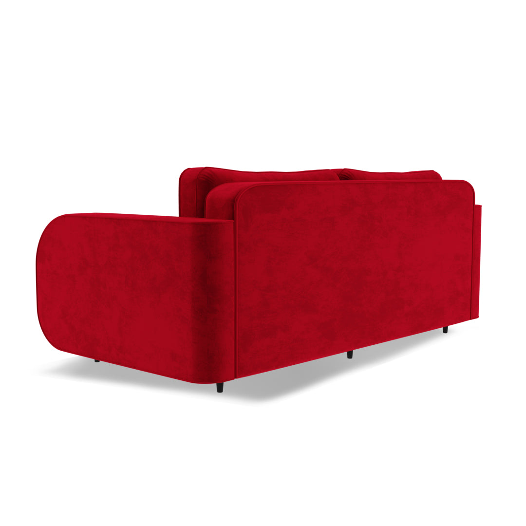 Red Velvet Sofa – Wolff Blitz