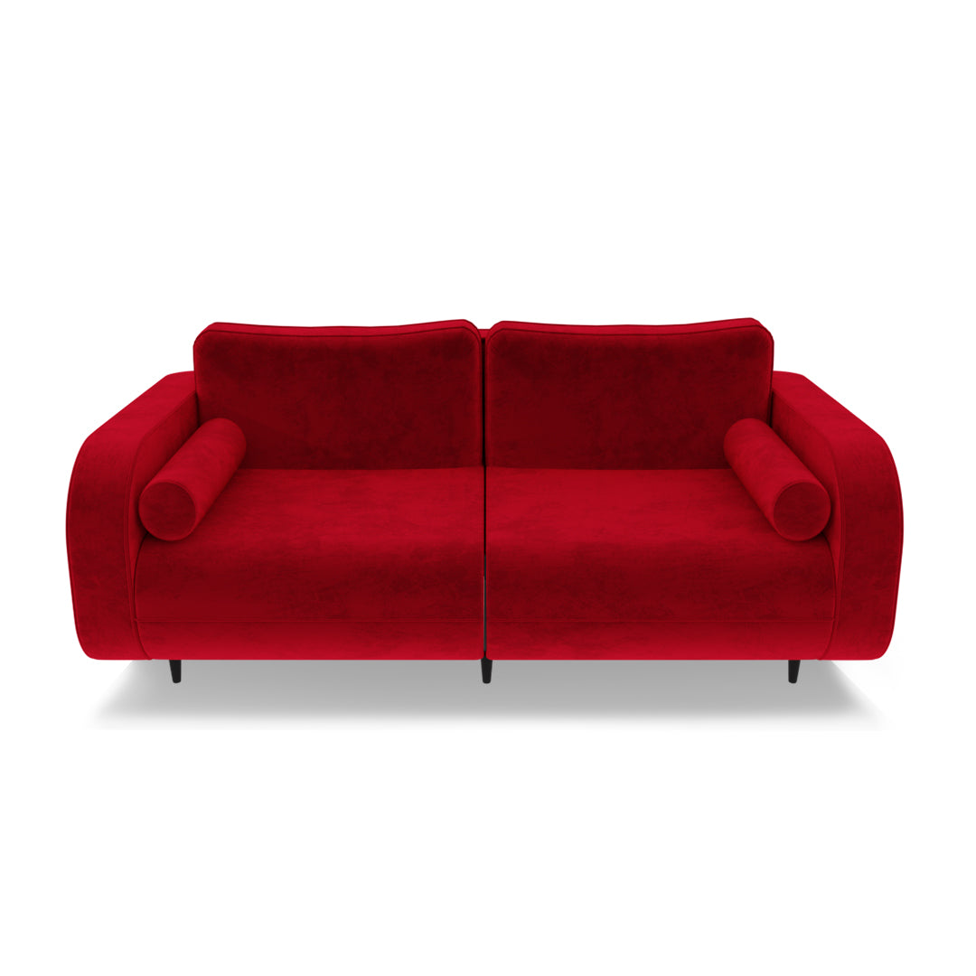 Red Velvet Sofa – Wolff Blitz