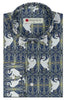 Swan, Rush and Iris Walter Crane Print Long Sleeve Shirt for Men