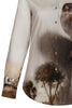 The Goldfinch Print Long Sleeve Shirt for Women
