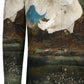 The Threatened Swan Print Long Sleeve Shirt for Men