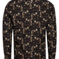 The Gatsby Sip Lange mouwen Print Shirt voor heren (Pre-order ± 3 weken)