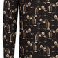 The Gatsby Sip Lange mouwen Print Shirt voor heren (Pre-order ± 3 weken)