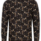 The Gatsby Sip Lange mouwen Print Shirt voor heren (Pre-order ± 3 weken)